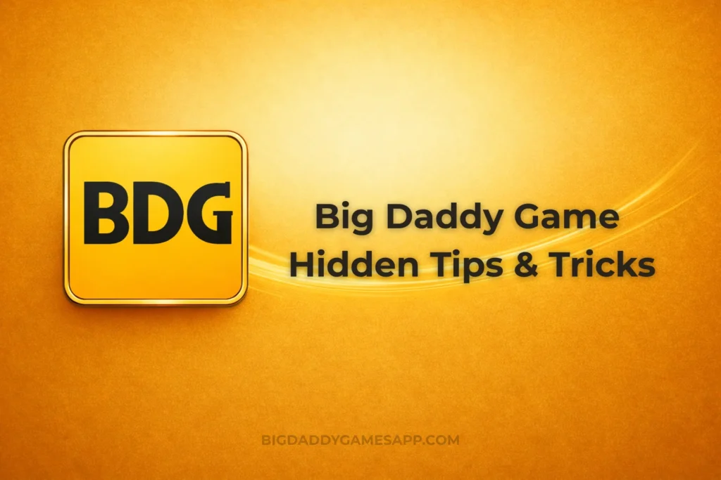 BIG DADDY GAME HIDDEN TIPS & TRICKS