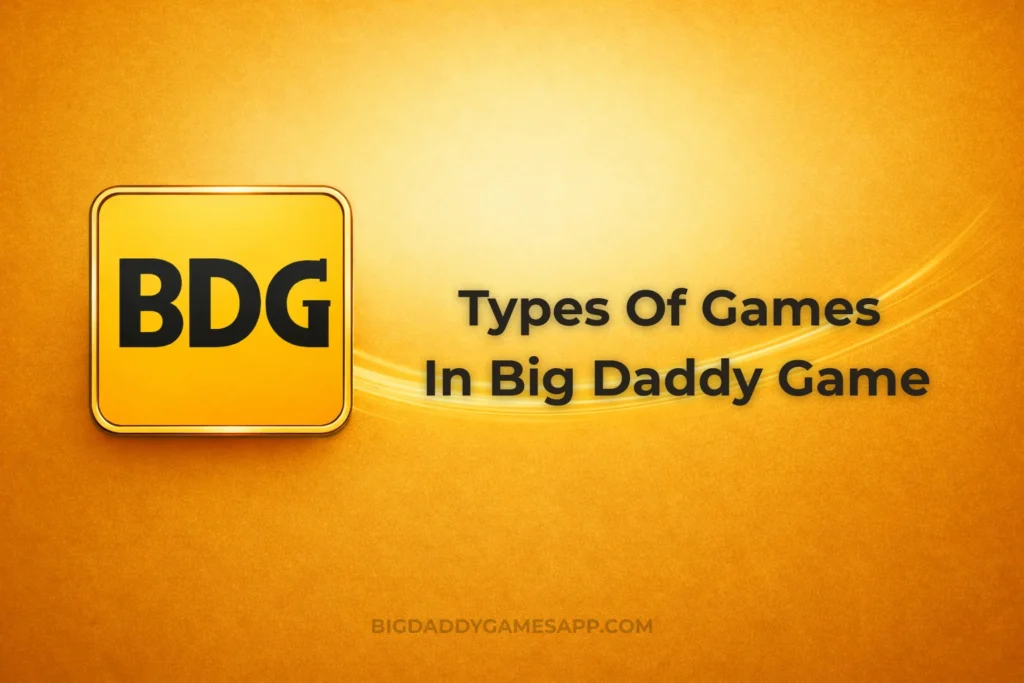 TYPES OF GAME INBIG DADDY GAMES